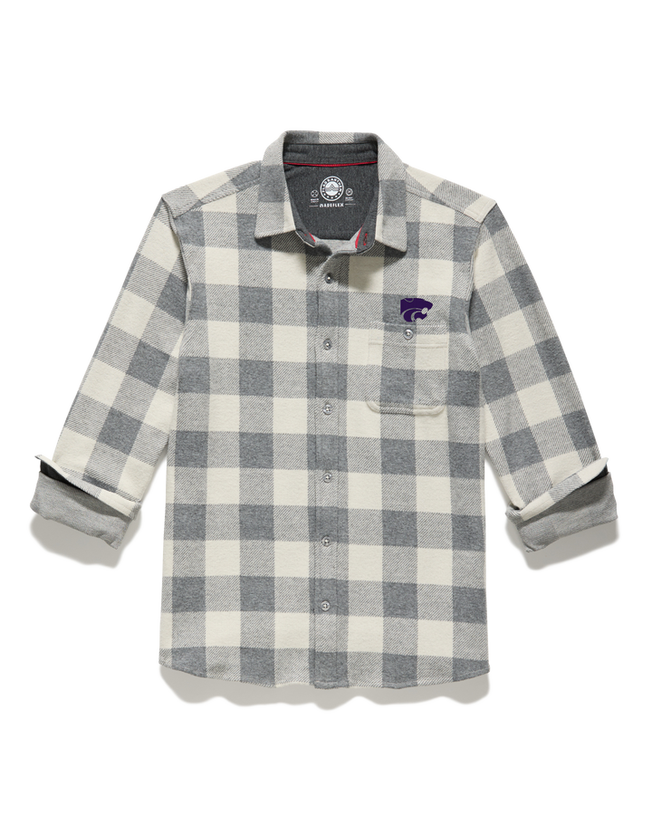 KANSAS STATE HERO STRETCH FLANNEL SHIRT