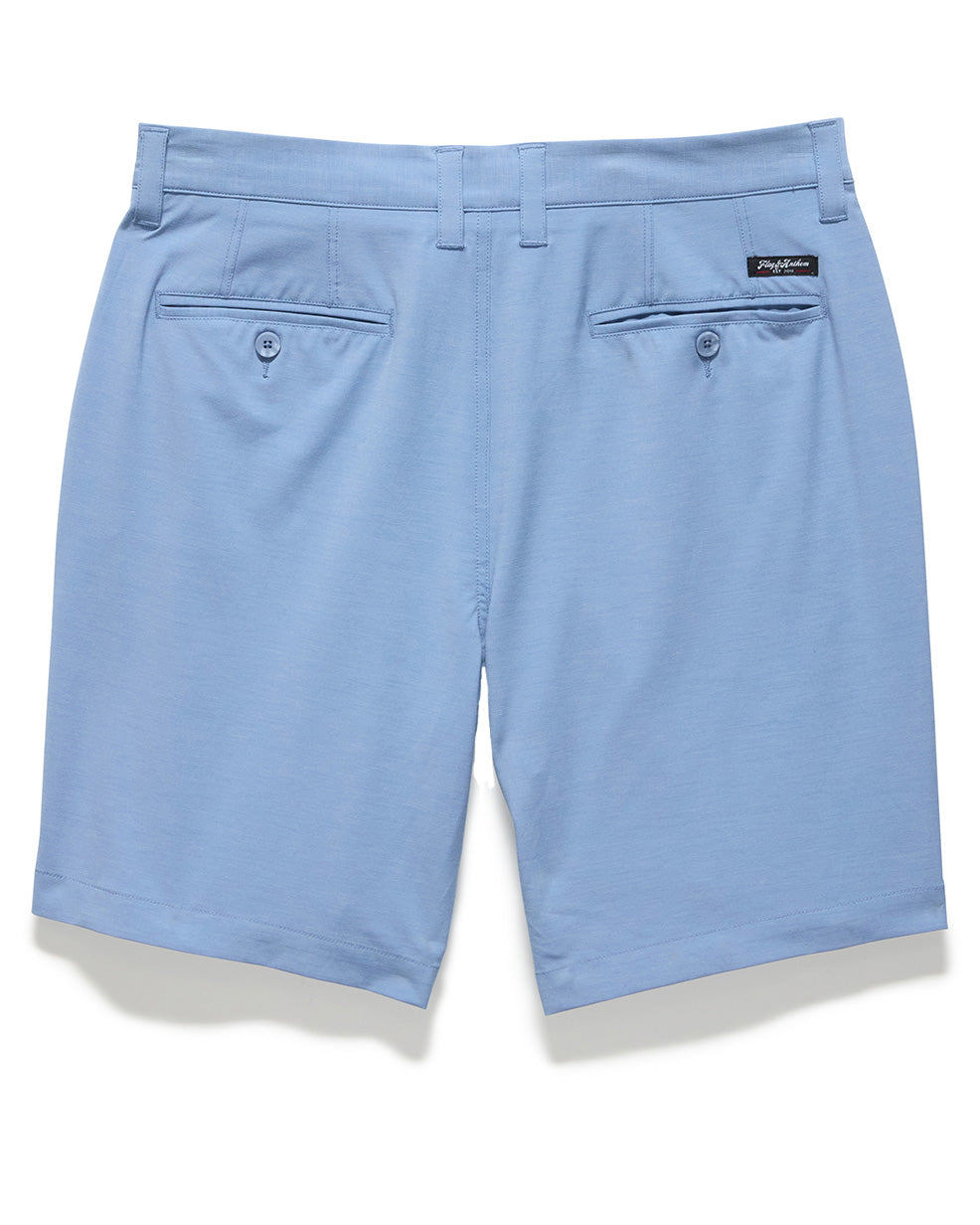 COTTON BLEND ANY-WEAR PERFORMANCE SHORT - 8" INSEAM