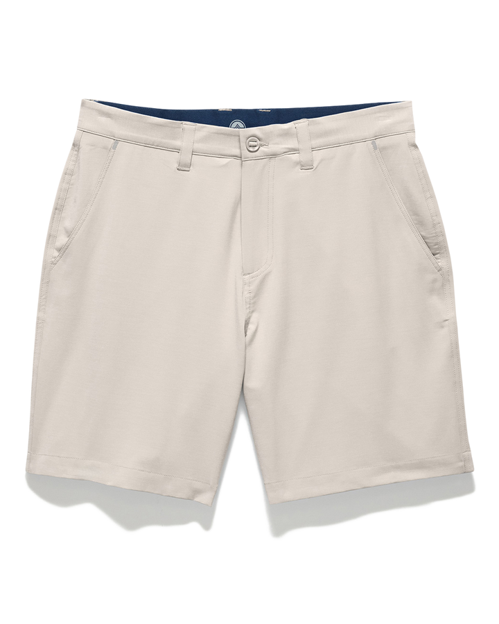 COTTON BLEND ANY-WEAR PERFORMANCE SHORT - 8" INSEAM