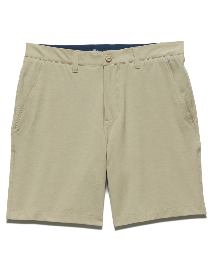 ANY-WEAR COTTON BLEND HYBRID PERFORMANCE SHORT - 8" INSEAM