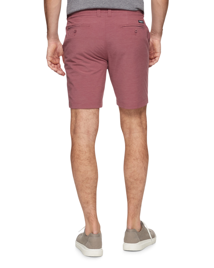 COTTON BLEND ANY-WEAR PERFORMANCE SHORT - 8" INSEAM