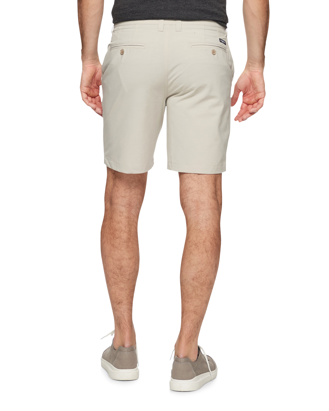 COTTON BLEND ANY-WEAR PERFORMANCE SHORT - 8" INSEAM