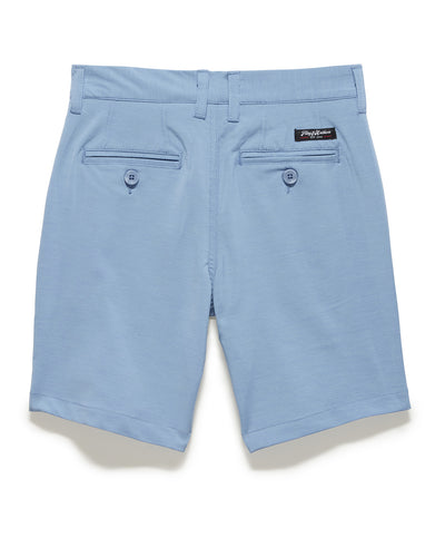 BOYS COTTON BLEND ANY-WEAR PERFORMANCE SHORT - 8 INCH