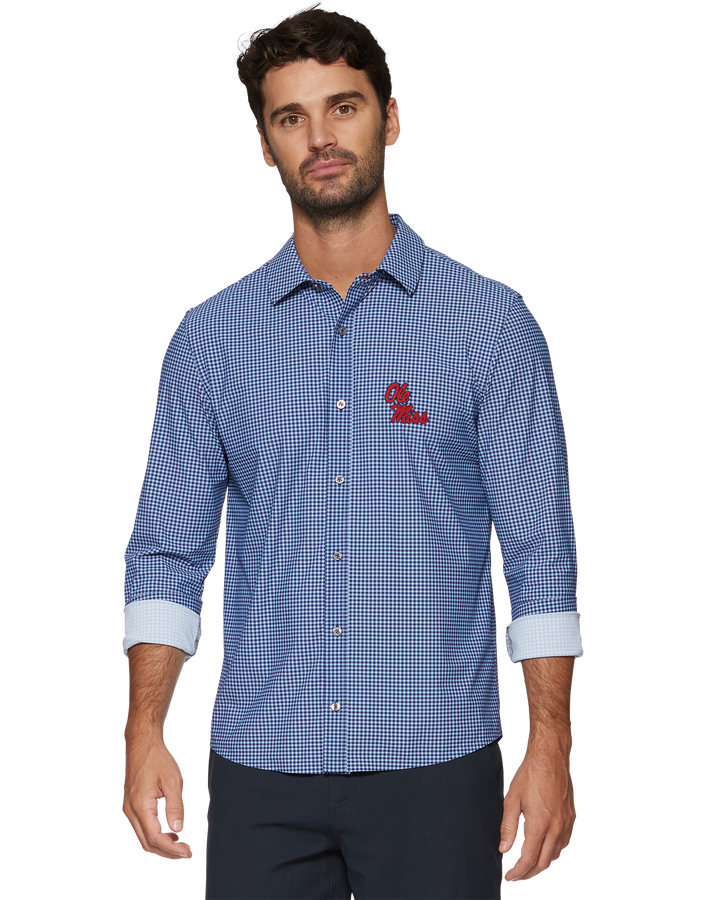 OLE MISS MADEFLEX JOURNEY STRETCH SHIRT