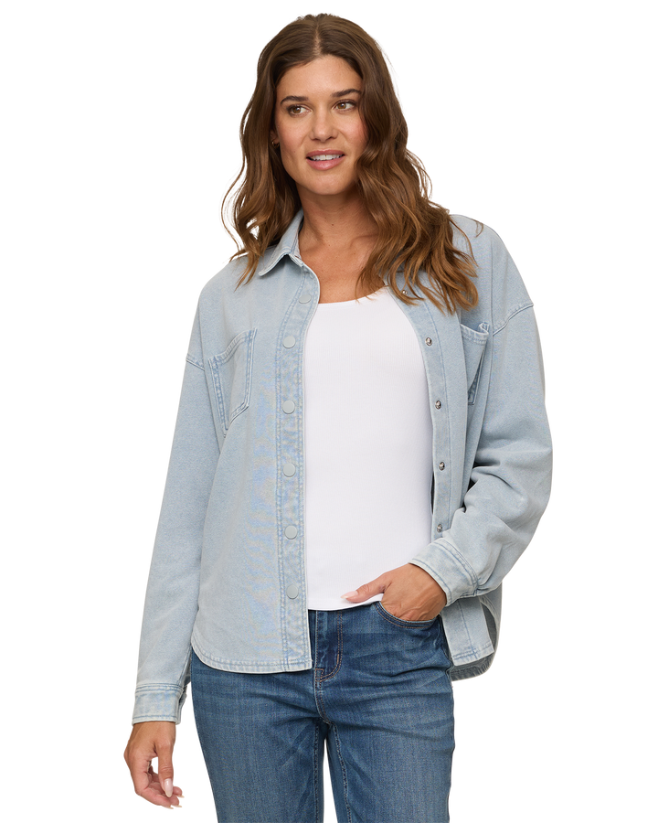 BRISTOL INDIGO WASHED SHACKET