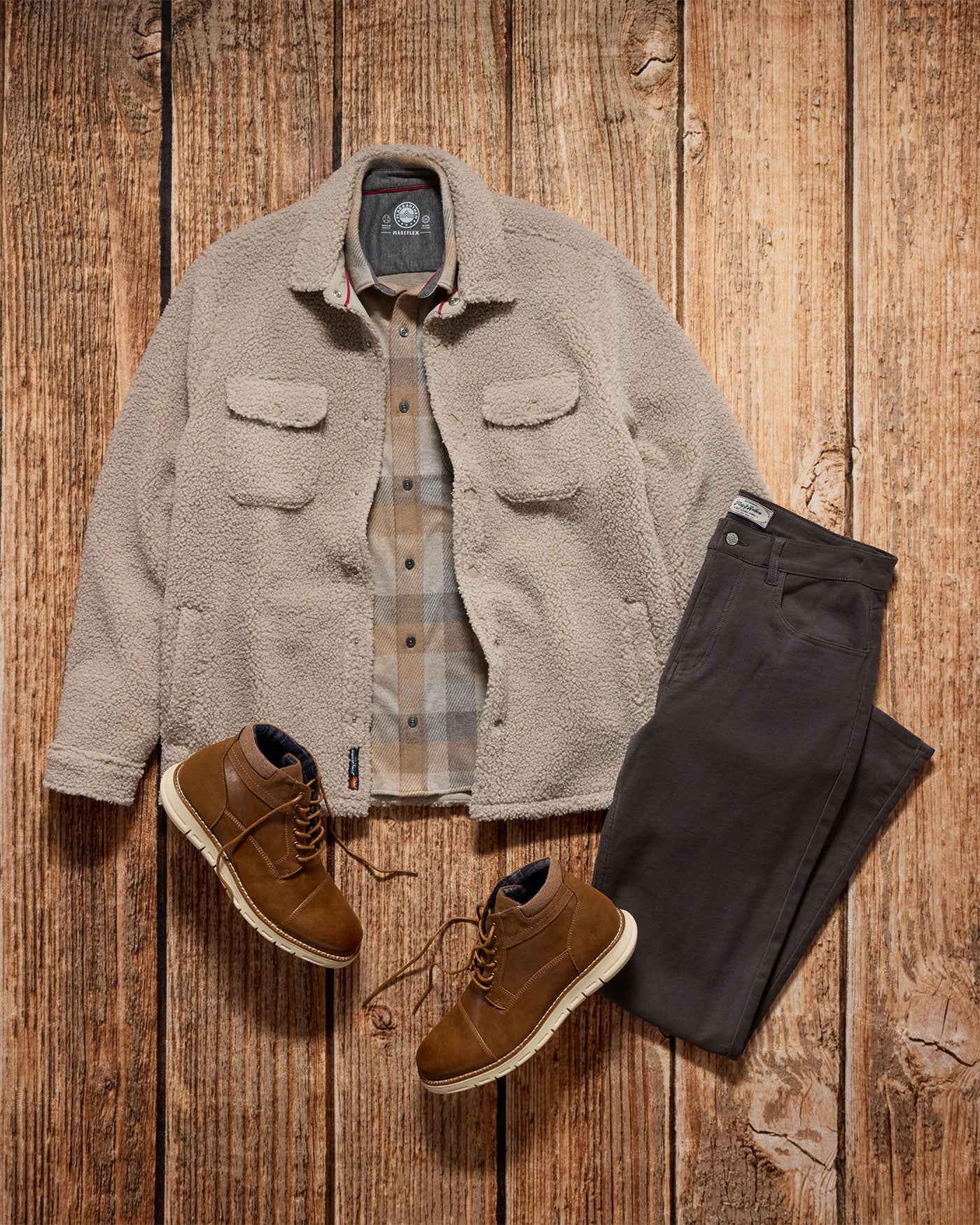 SCARSDALE FLEECE-LINED SHERPA SHIRT JACKET – Flag & Anthem