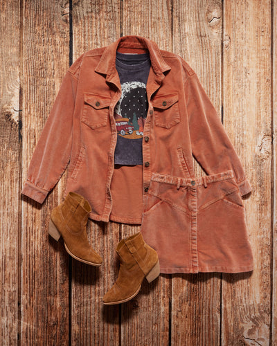 CAYCE CORDUROY SHIRT JACKET