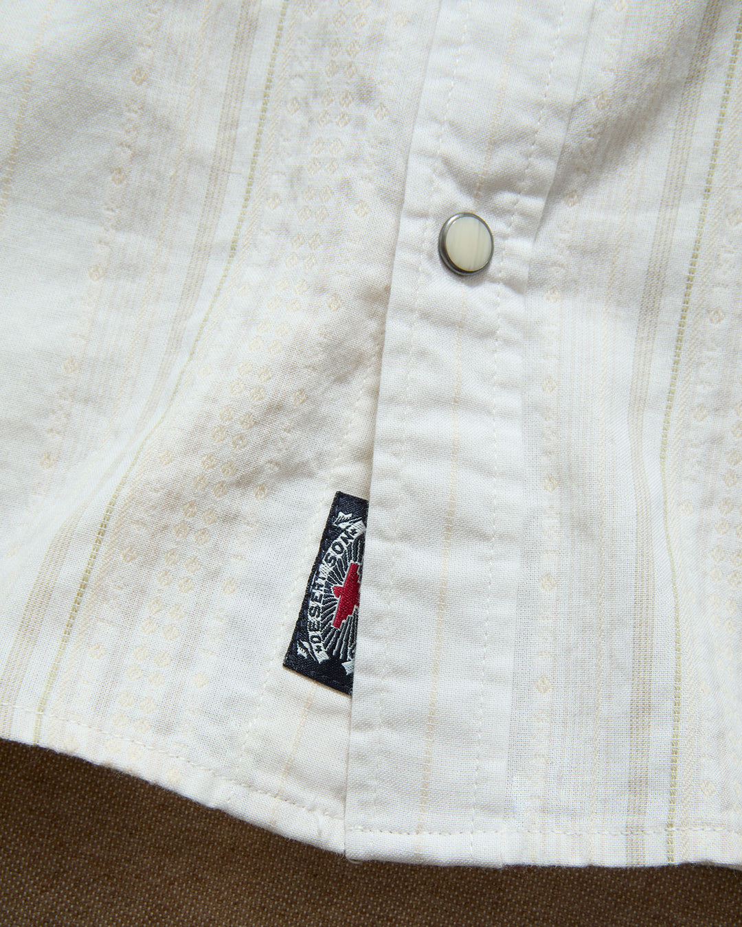 DESERT SON HUEYTOWN TEXTURED STRIPE WESTERN SHIRT