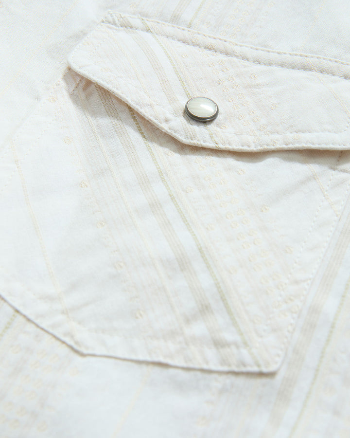 DESERT SON HUEYTOWN TEXTURED STRIPE WESTERN SHIRT