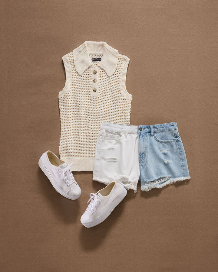 CARY CUTOFF DENIM SHORT - 3.5" INSEAM