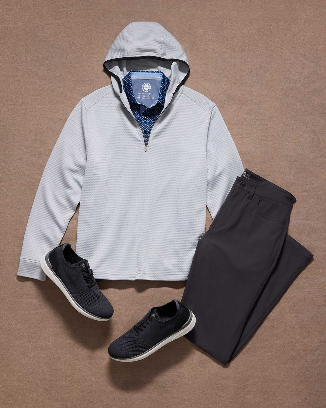 LEGACY PERFORMANCE WAFFLE 1/4-ZIP HOODIE