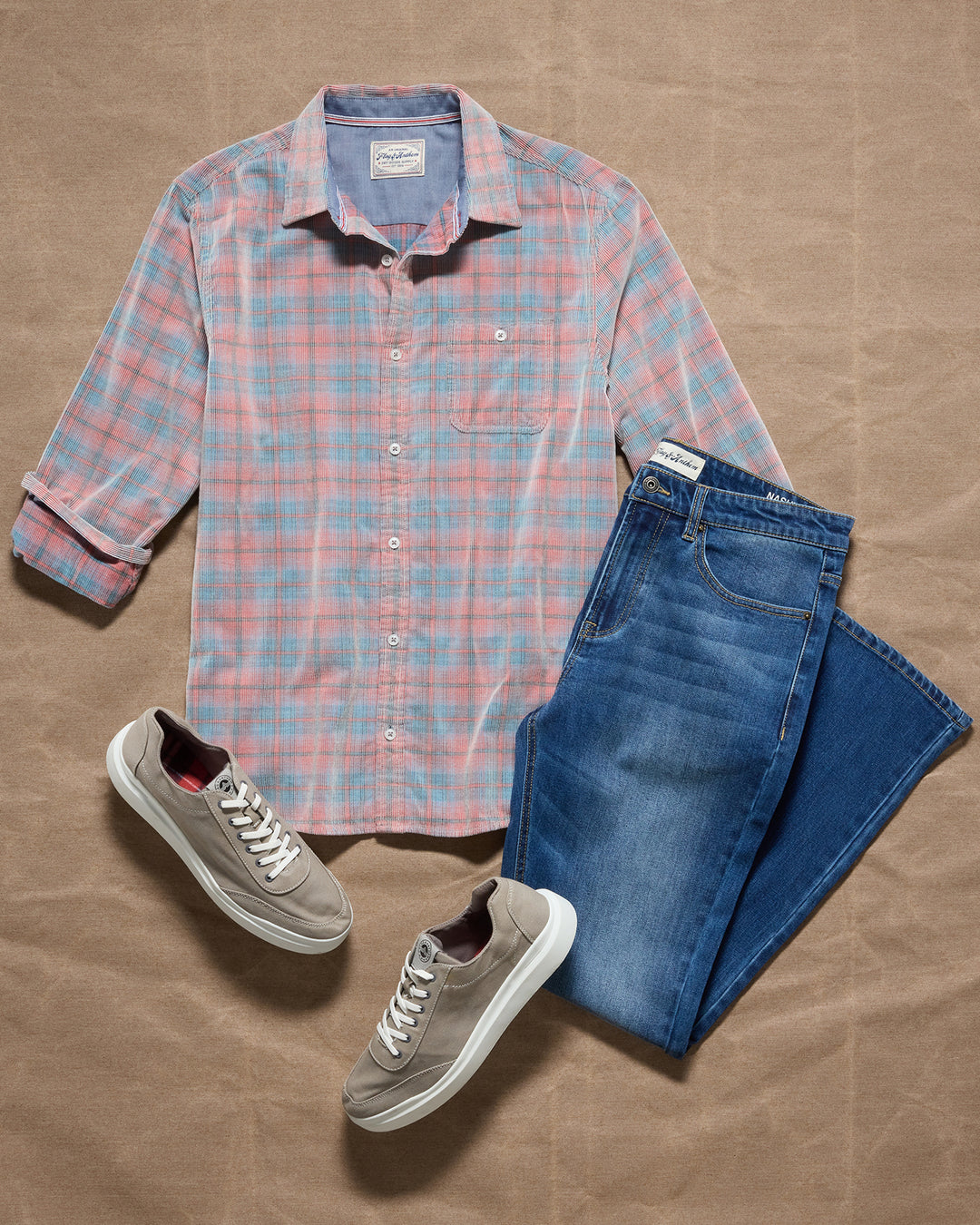 ALLEN VINTAGE WASHED CORDUROY SHIRT