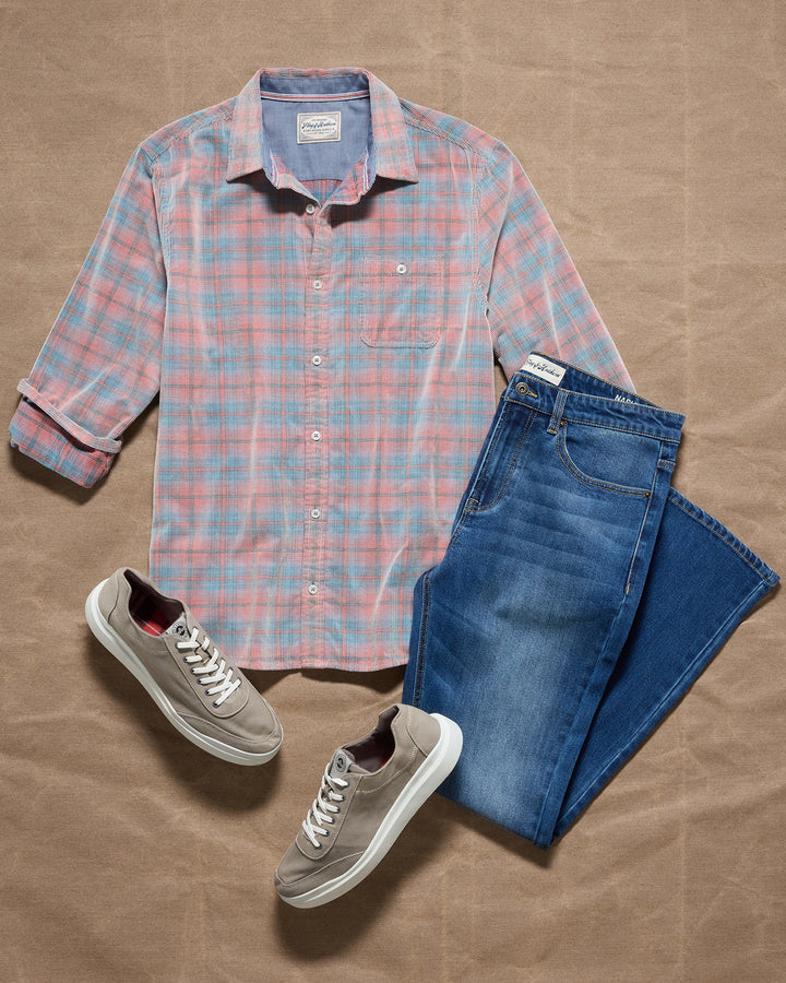 ALLEN VINTAGE WASHED CORDUROY SHIRT