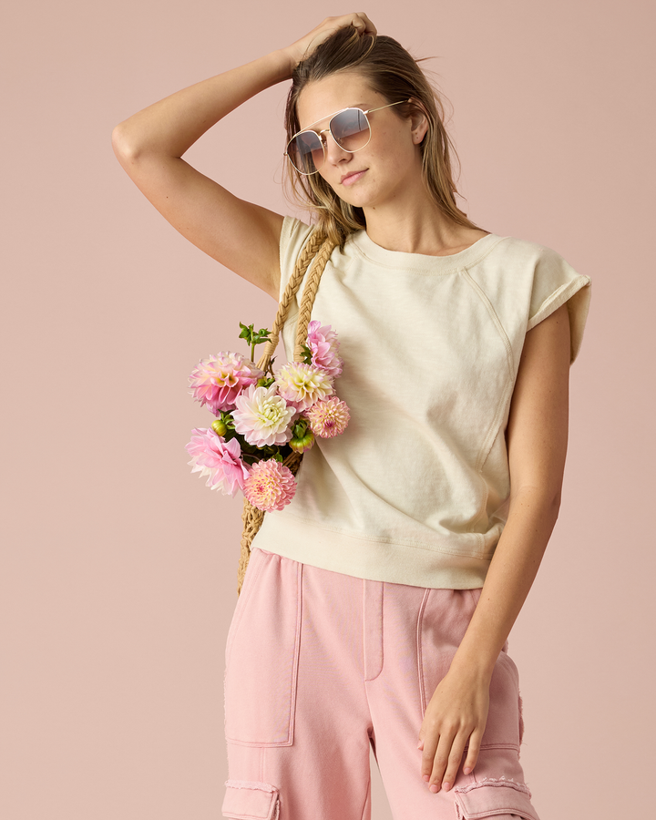 NORA FRENCH TERRY TOP