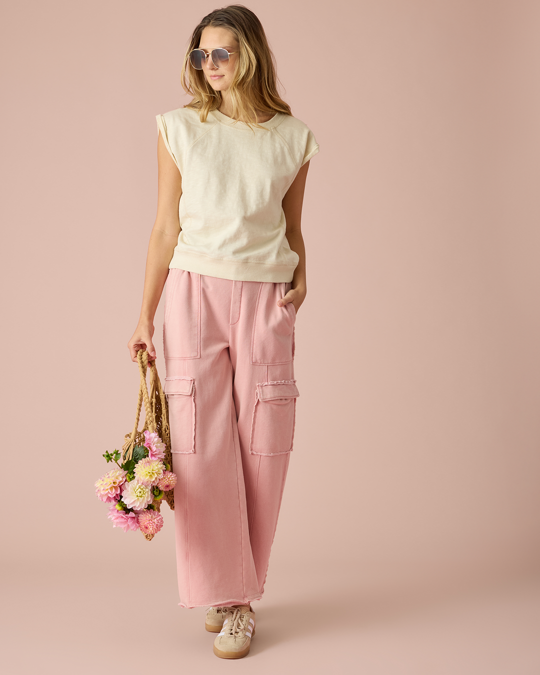 NORA FRENCH TERRY TOP