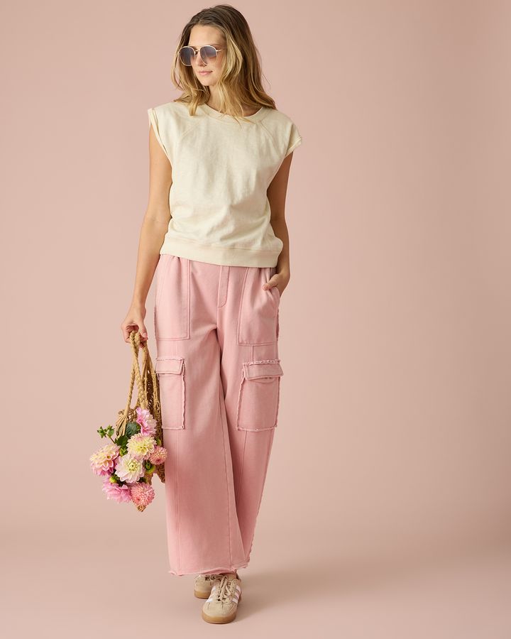 NORA FRENCH TERRY TOP