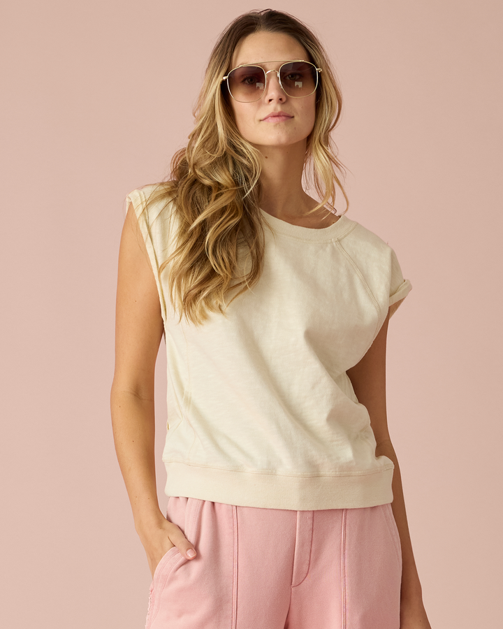 NORA FRENCH TERRY TOP