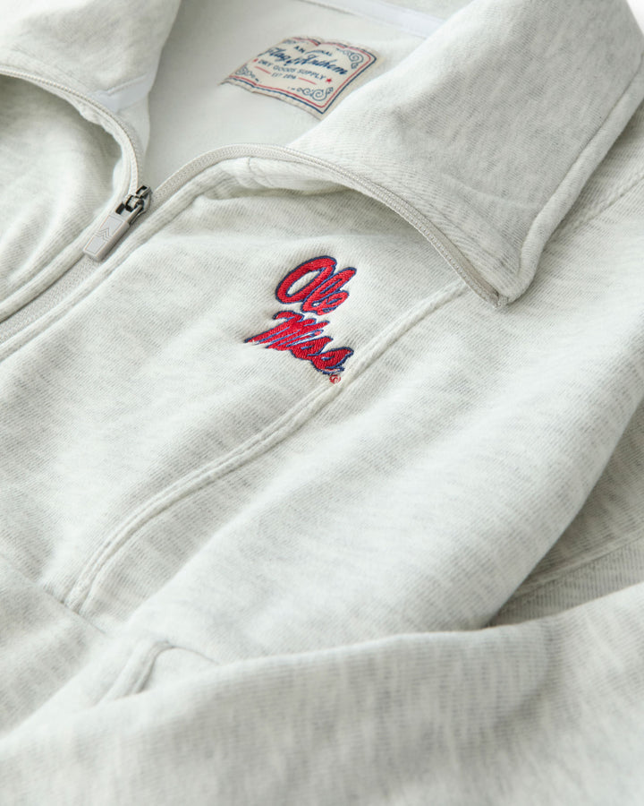OLE MISS SUPER SOFT PLUSH 1/2 ZIP
