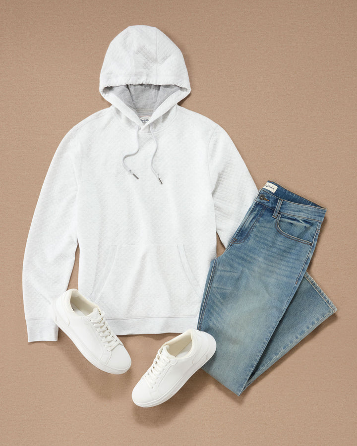 BRADNER SUPER SOFT QUILTED HOODIE