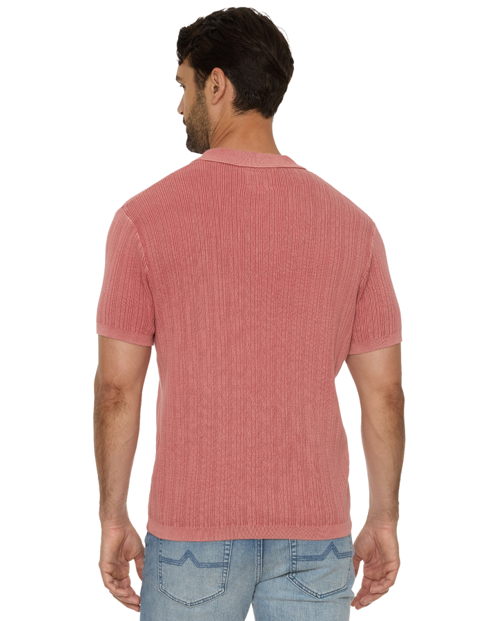 A250 GAFFNEY VINTAGE WASHED SWEATER POLO
