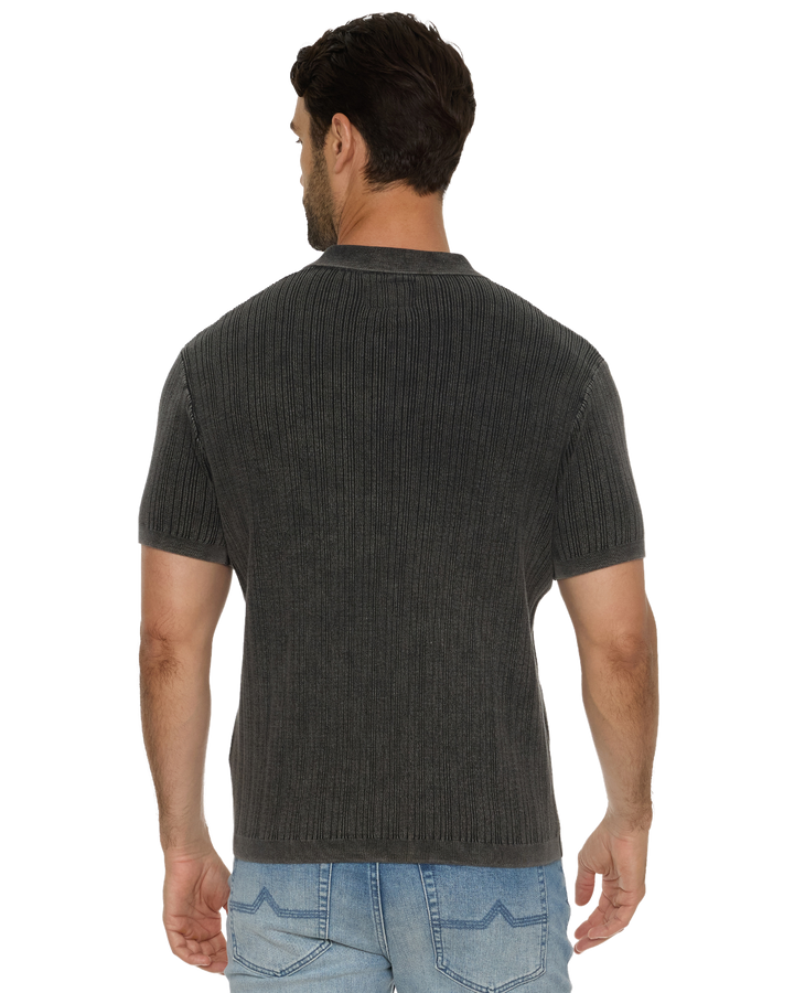 GAFFNEY VINTAGE WASHED SWEATER POLO
