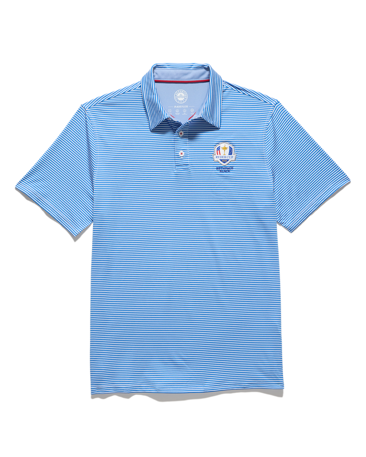 2025 RYDER CUP NAPLES STRIPED PERFORMANCE POLO