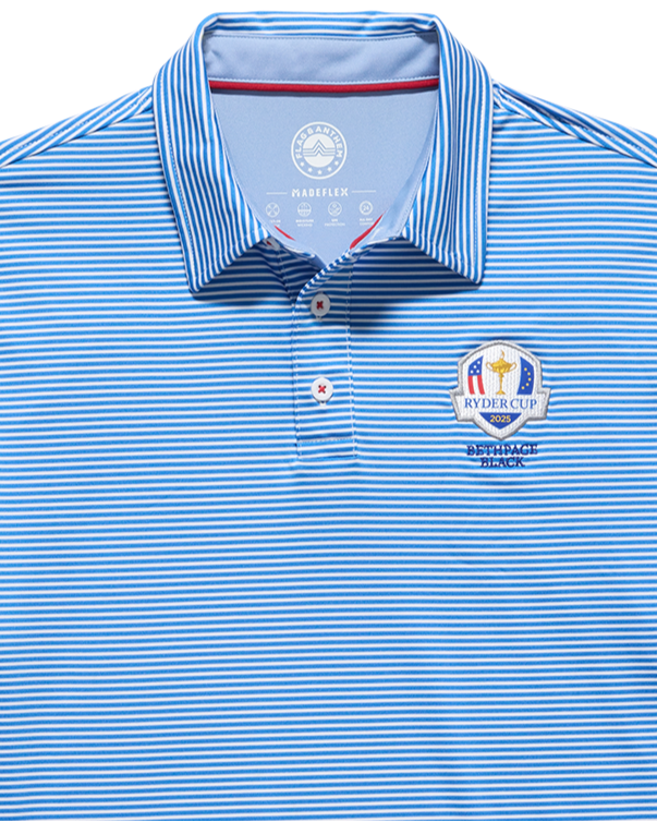 2025 RYDER CUP NAPLES STRIPED PERFORMANCE POLO