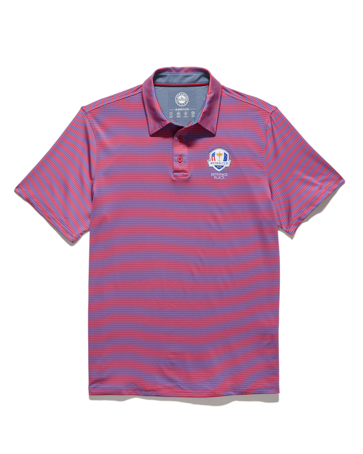 2025 RYDER CUP NAPLES STRIPED PERFORMANCE POLO