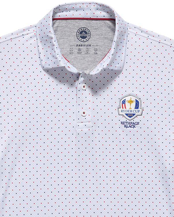 2025 RYDER CUP MVP MONTROSE STAR & DOT PRINT POLO