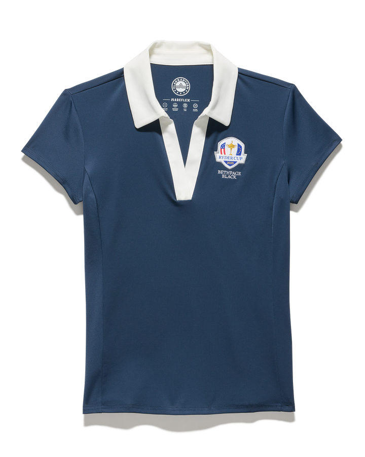 WOMEN'S 2025 RYDER CUP BOCA V-NECK PERFORMANCE POLO