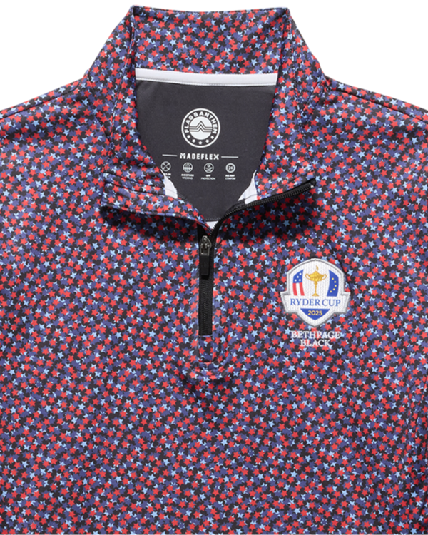 WOMEN’S 2025 RYDER CUP MVP WINFIELD STAR PRINT 1/4-ZIP