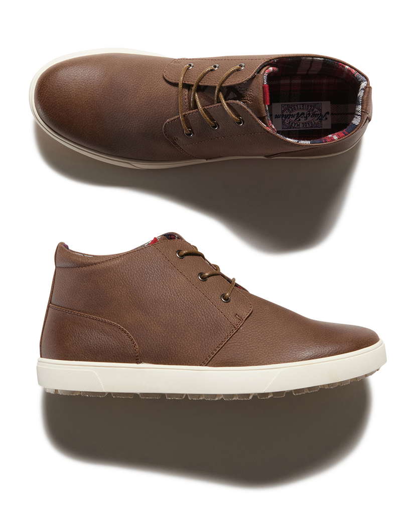 Worn Once! Flag and Anthem brown Leather Men\'s Shoes Flag & Anthem | Shoes | Flag And Anthem Brown Leather Lo Top  main image 2