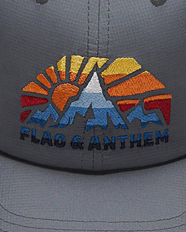 MOUNTAIN SUNRISE EMBROIDERED TRUCKER HAT