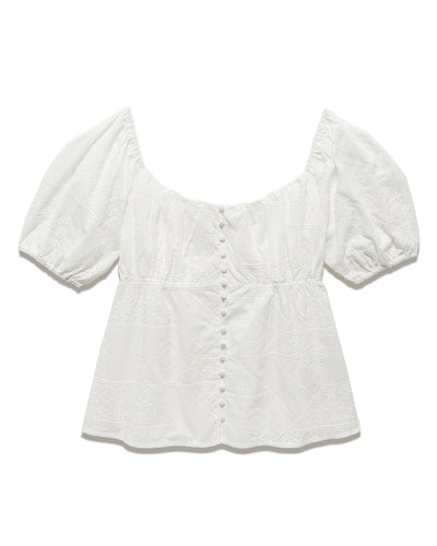 DOLLY EYELET TOP