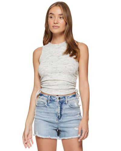 HAILEY HIGH NECK RUCHED TANK