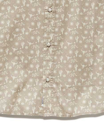BRAWLEY VINTAGE WASHED DESERT PRINT WESTERN SHIRT