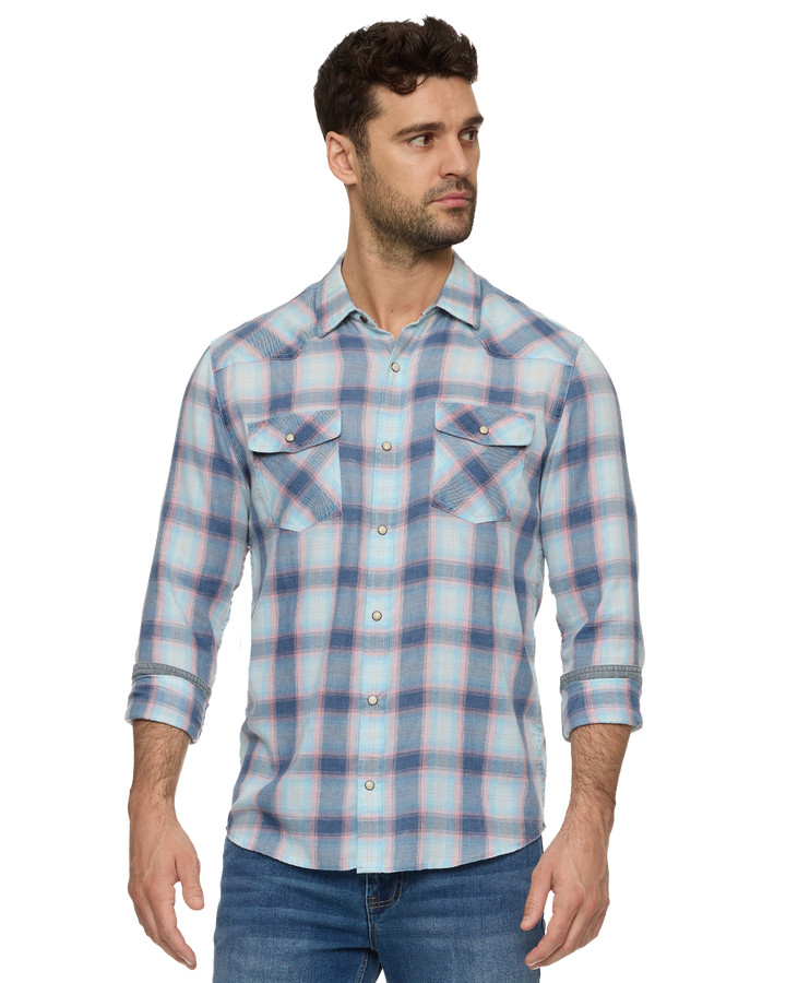 MUNCIE VINTAGE WASHED WESTERN SHIRT