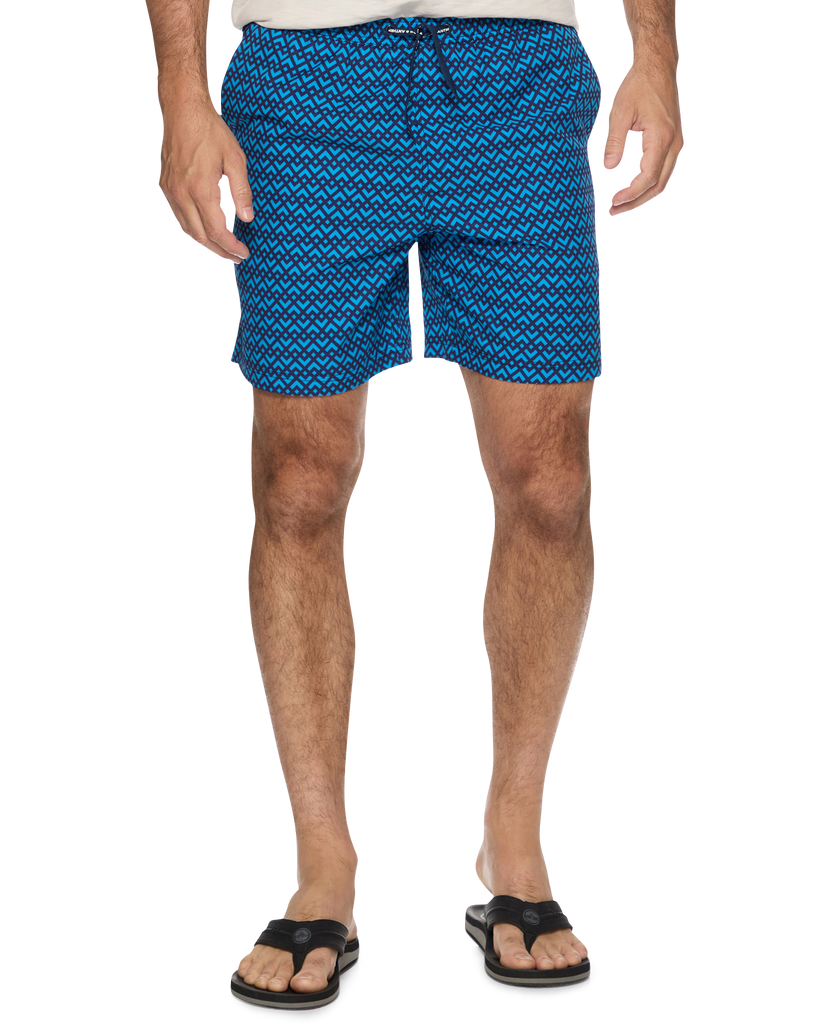 LABELLE GEO PRINT SWIM SHORT - 6.5” INSEAM – Flag & Anthem