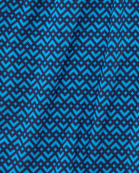 LABELLE GEO PRINT SWIM SHORT - 6.5” INSEAM