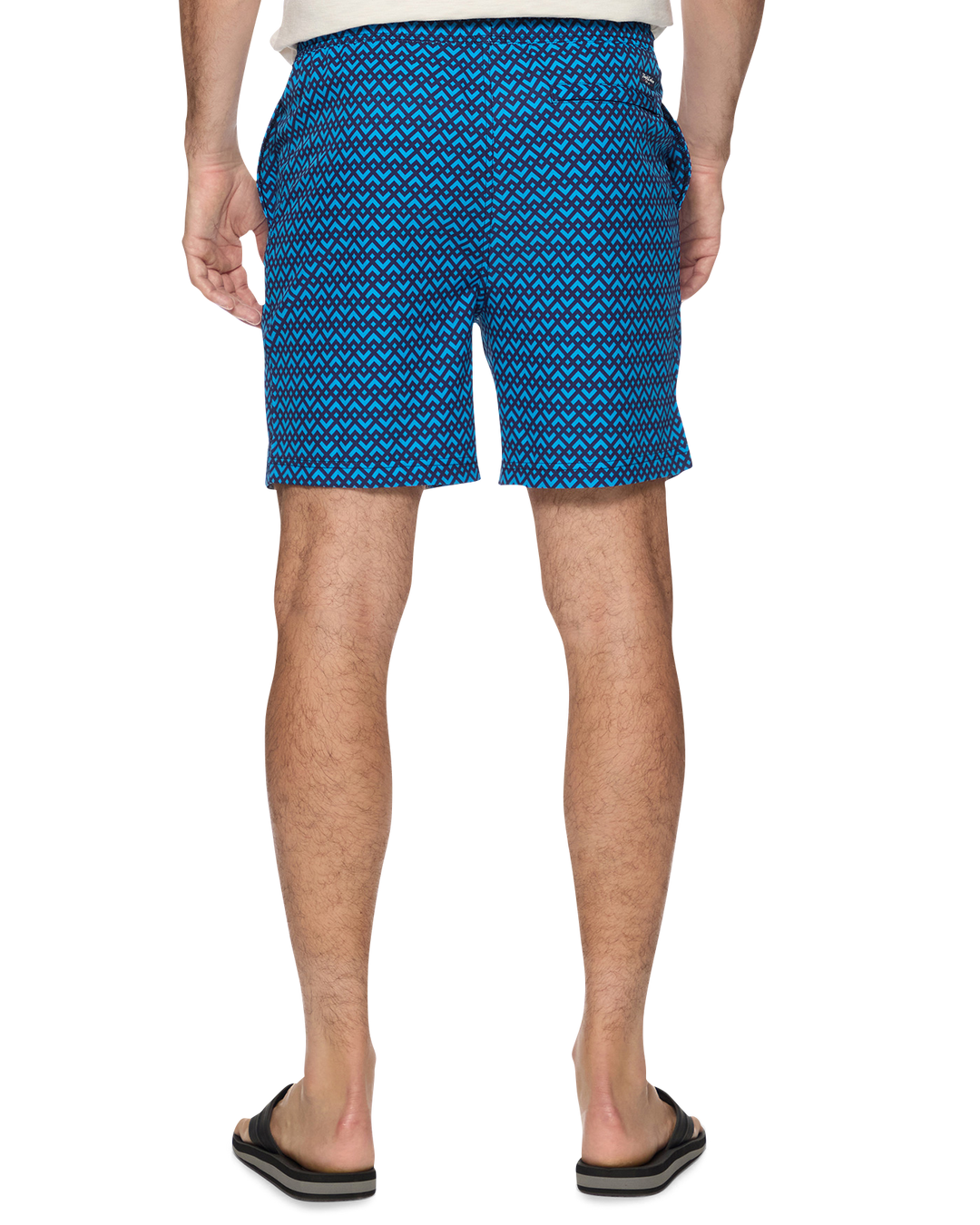 LABELLE GEO PRINT SWIM SHORT - 6.5” INSEAM