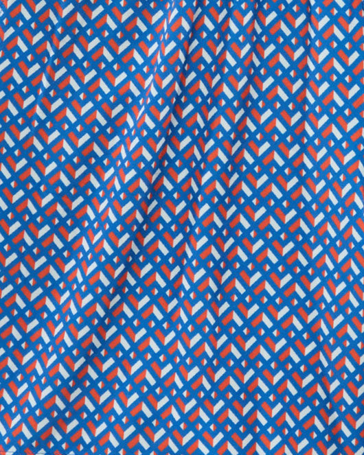 LABELLE GEO PRINT SWIM SHORT - 6.5” INSEAM