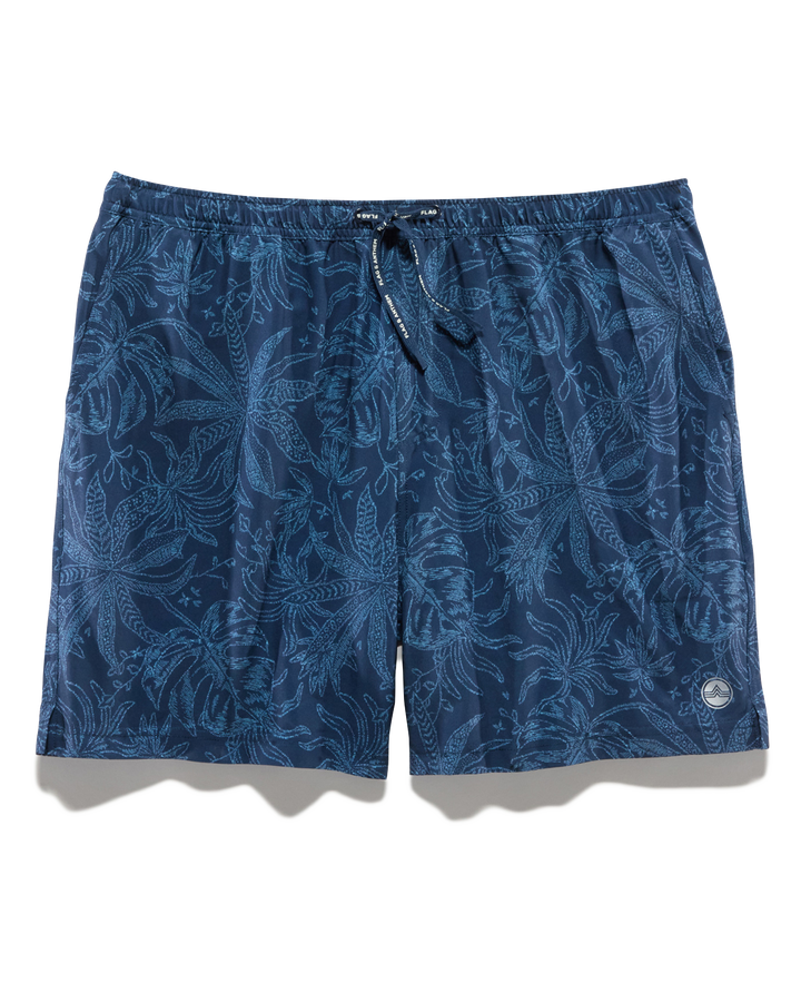 MENLO JUNGLE PRINT SWIM SHORT - 6.5” INSEAM