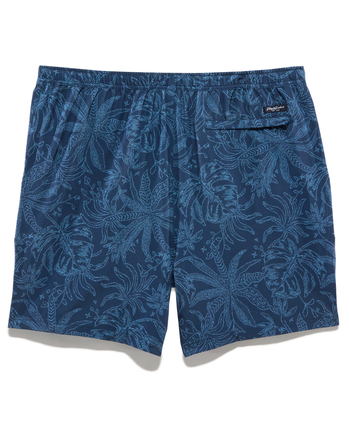 MENLO JUNGLE PRINT SWIM SHORT - 6.5” INSEAM