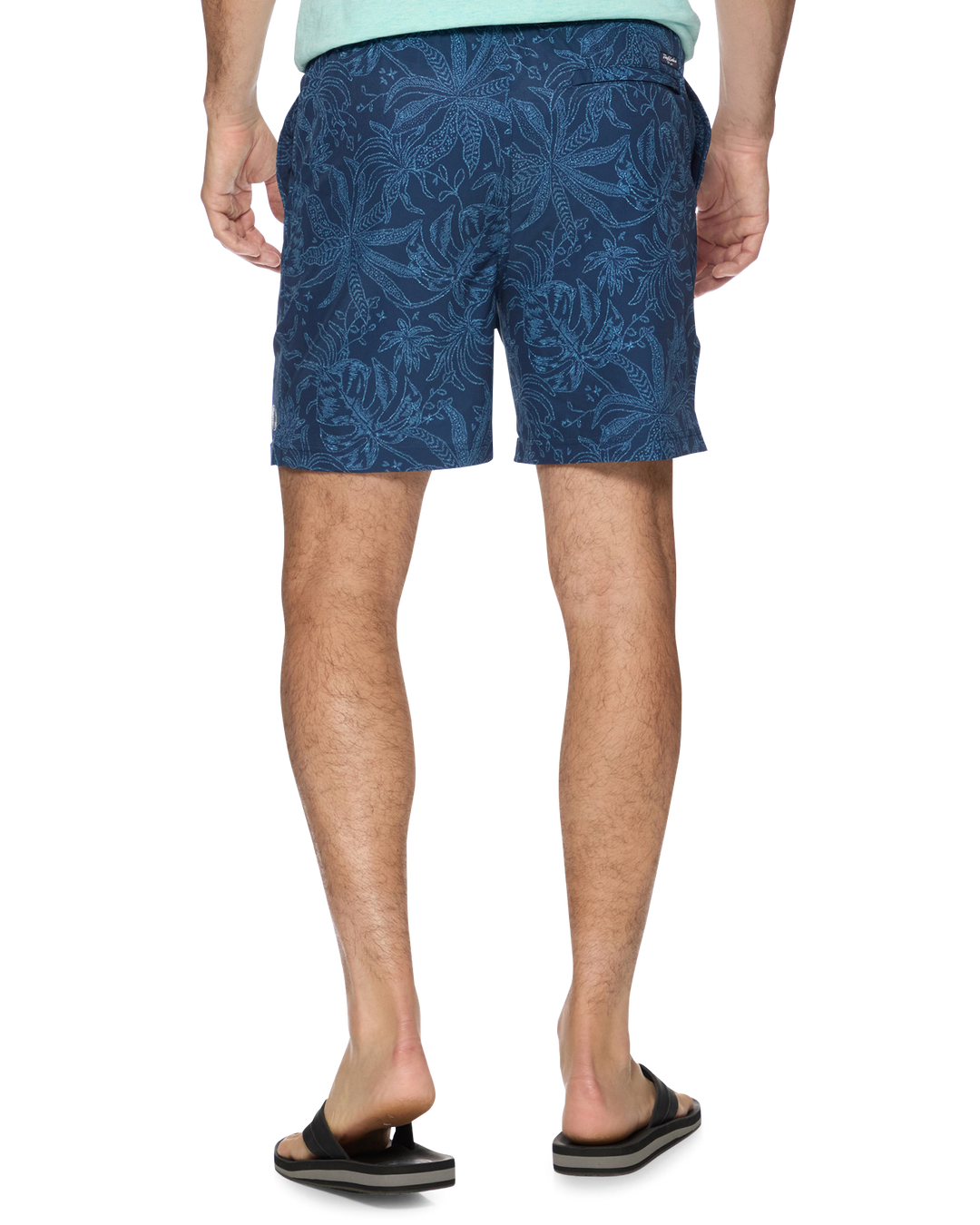 MENLO JUNGLE PRINT SWIM SHORT - 6.5” INSEAM
