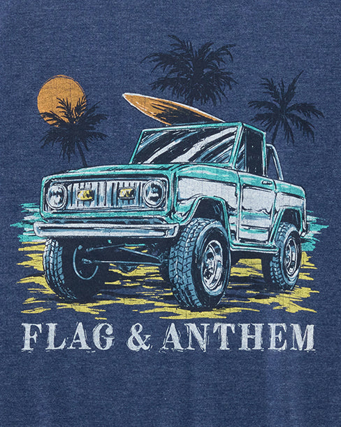 WHEELS ON THE BEACH TEE