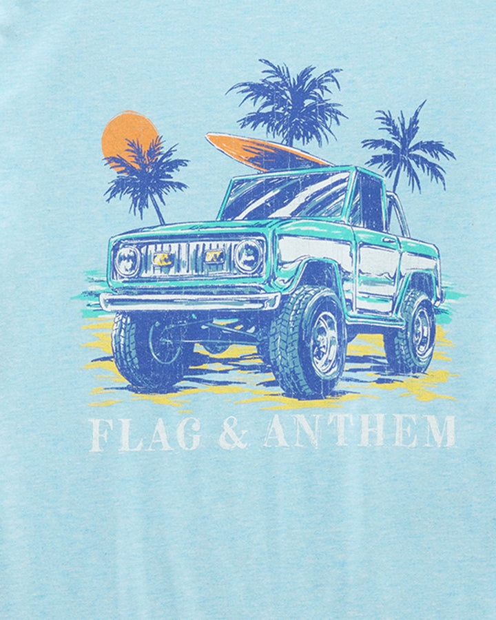 WHEELS ON THE BEACH TEE