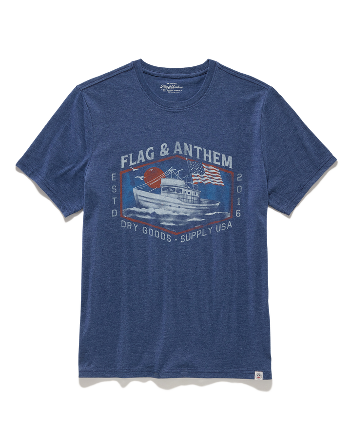 BOAT AT SEA TEE