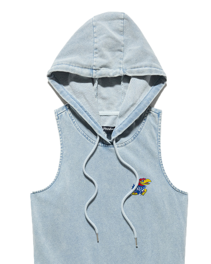 KANSAS SHIRLEY HOODED MINI DRESS