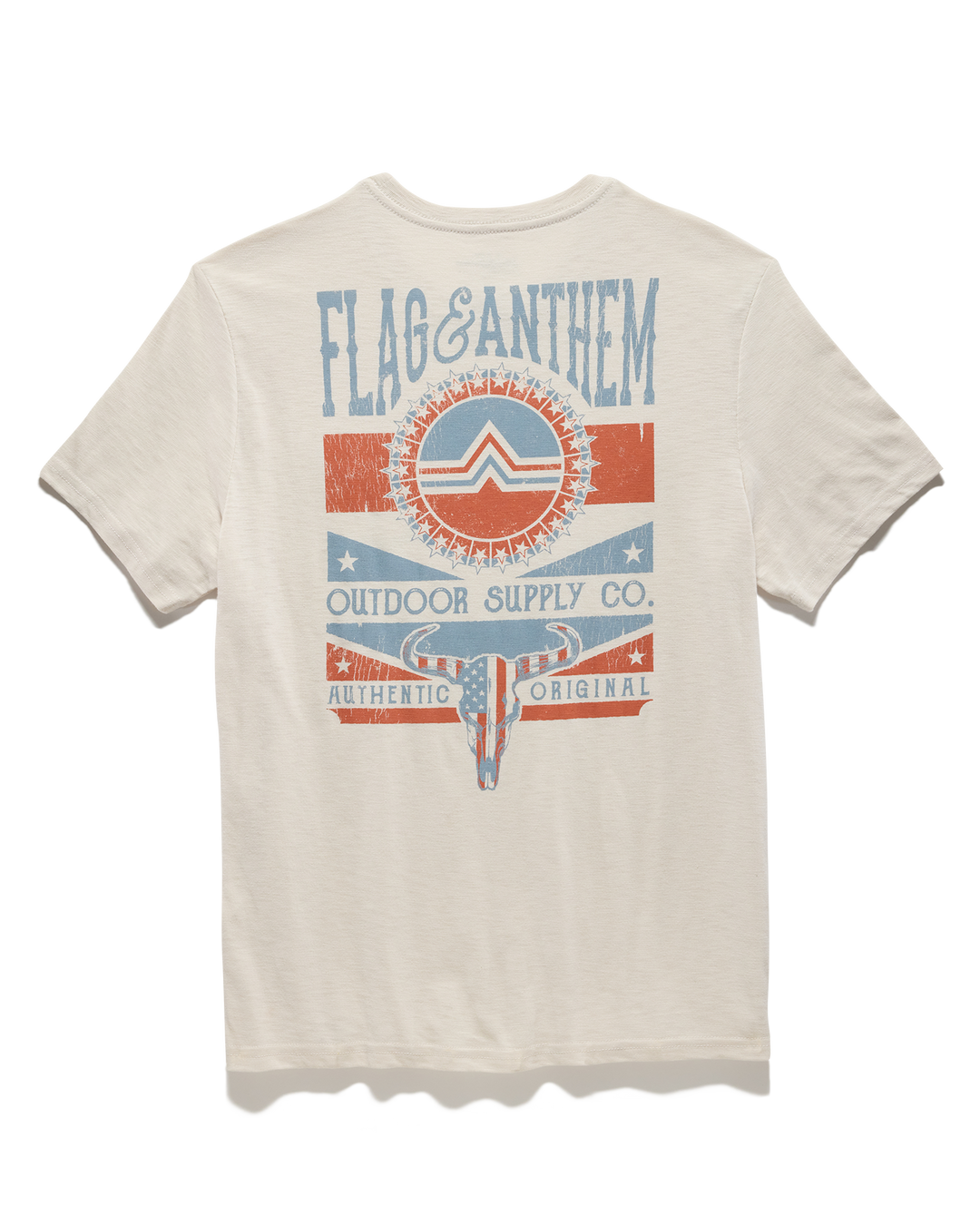 AMERICANA BULL SKULL SLUB TEE