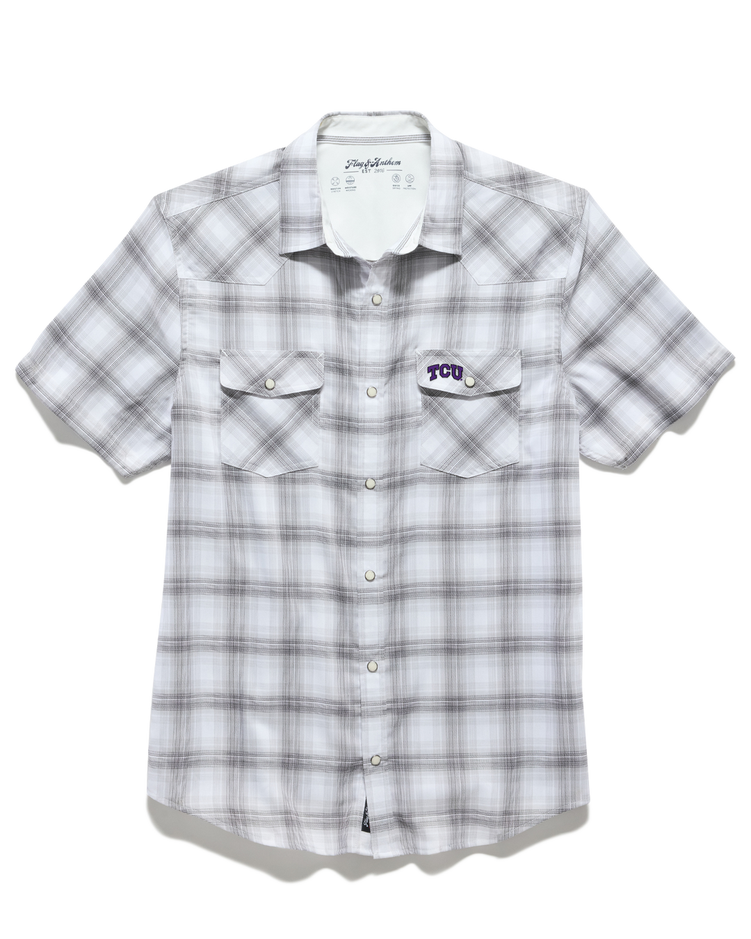 TCU UPF PERFORMANCE WESTERN SHIRT